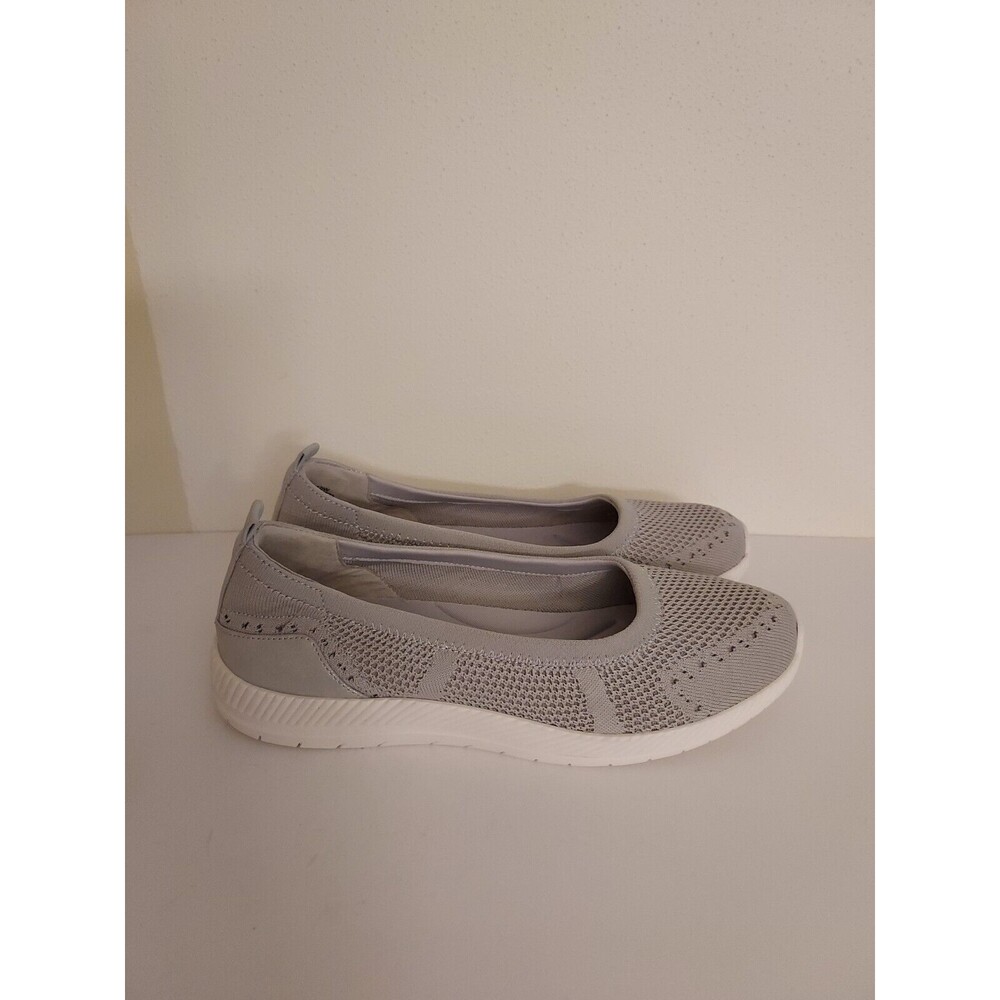 Easy Spirit Gray and White Women's Sneakers - Picture 3 of 7
